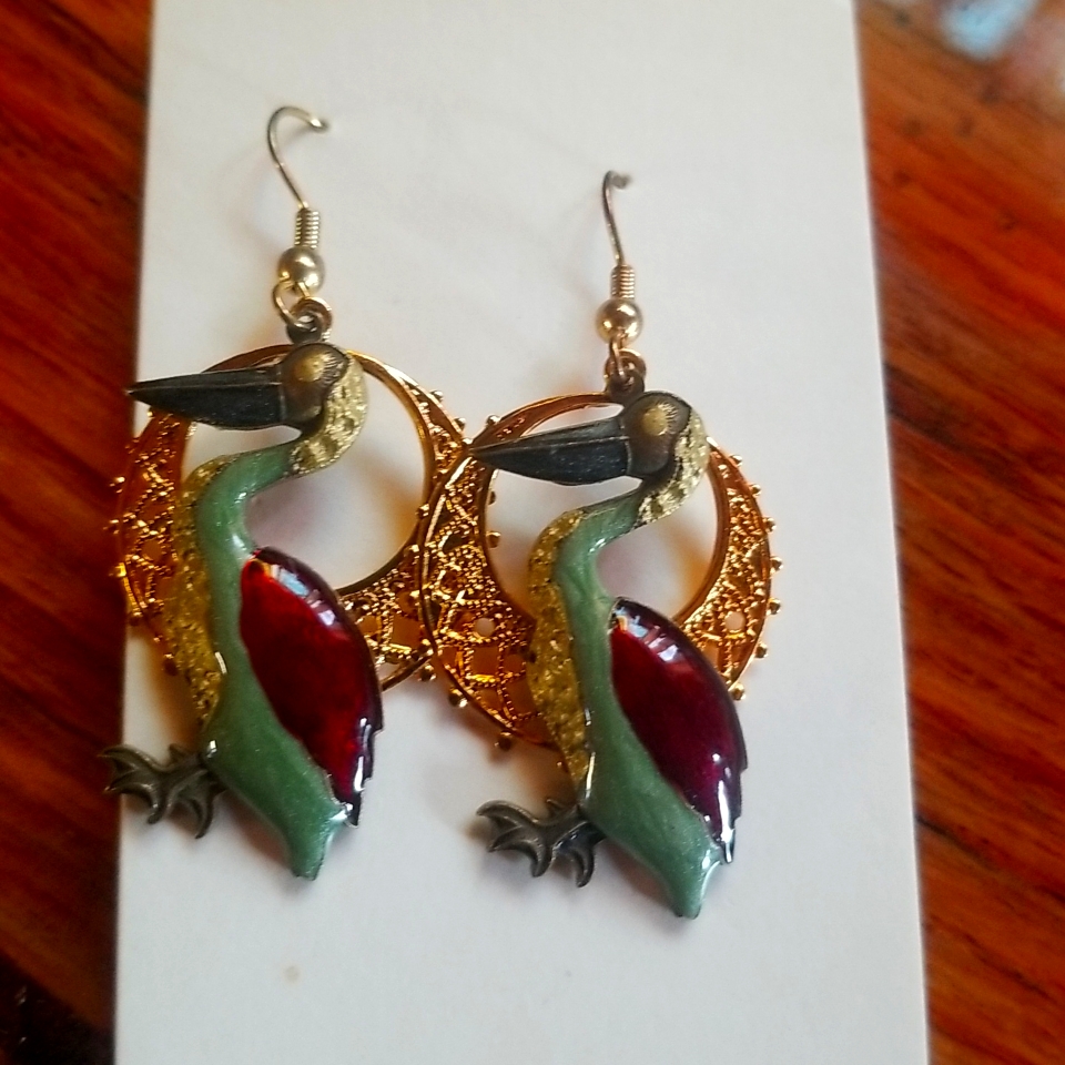 Vintage Banana Bob Earrings